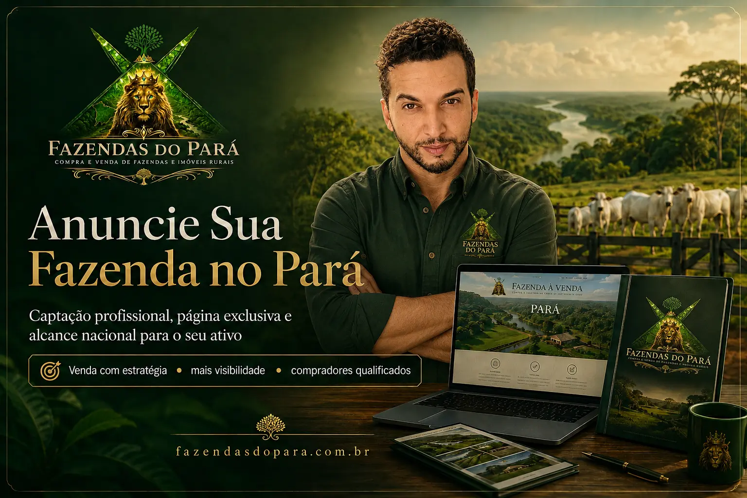 Anuncie sua fazenda no portal Fazendas do Pará