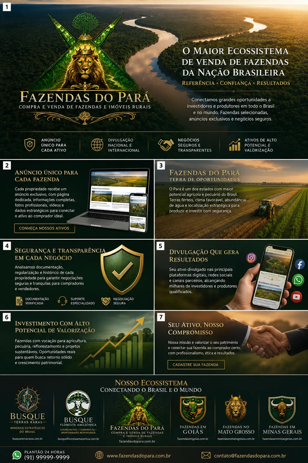 Compra e venda de fazendas e imóveis rurais no Pará