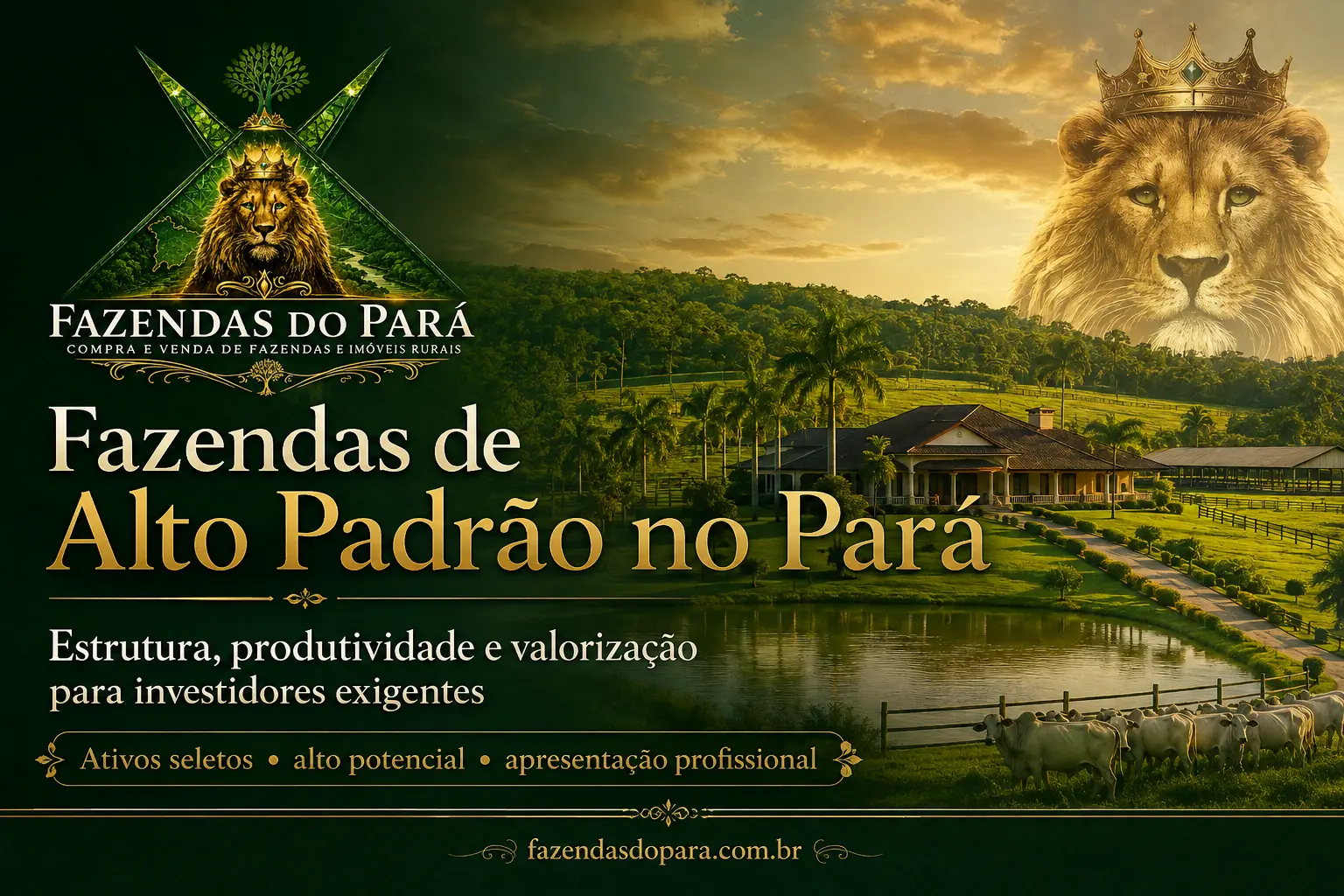 Fazendas de alto padrão no Pará