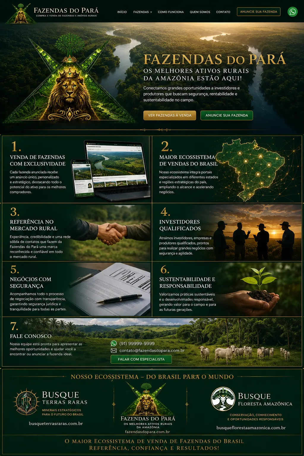 Ativos na Amazônia no Pará