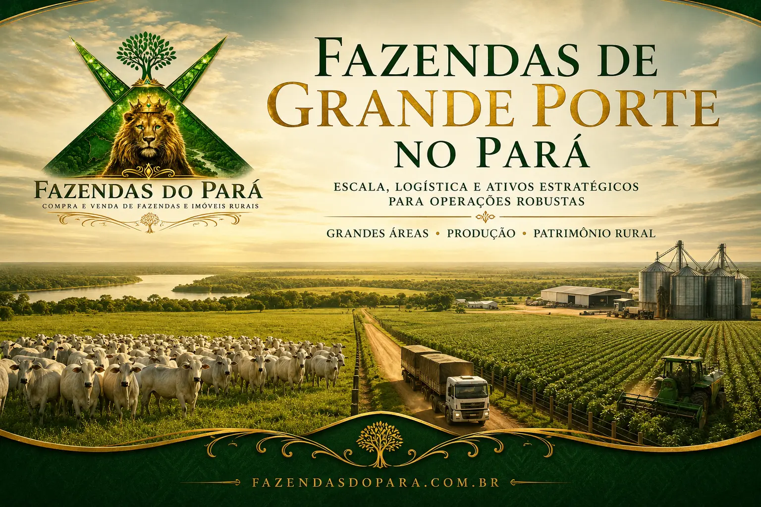 Grandes áreas rurais no Pará